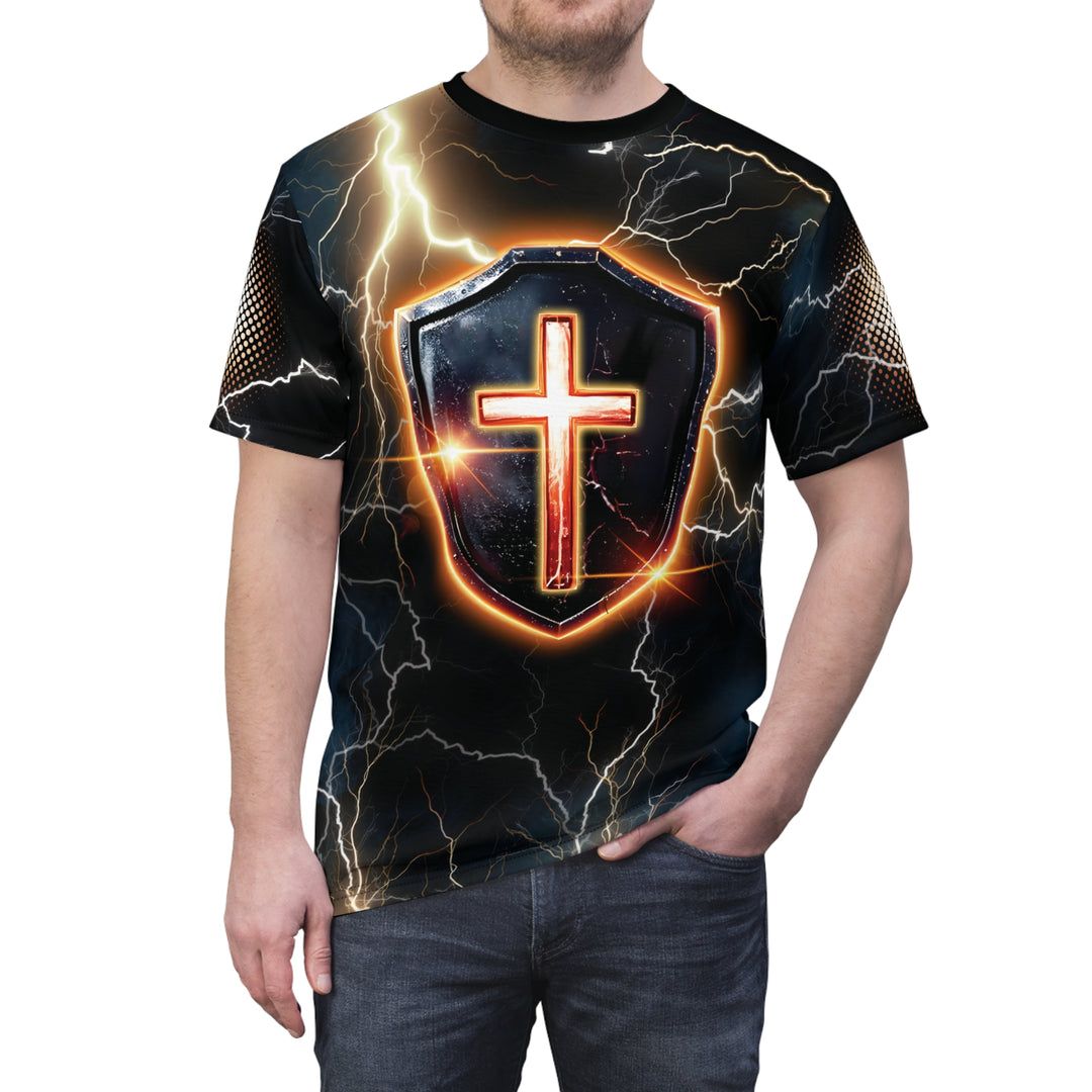 Put On The Whole Armor Of God - Unisex Premium Crew-Neck Tee - JC Exclusive - Joy & Country