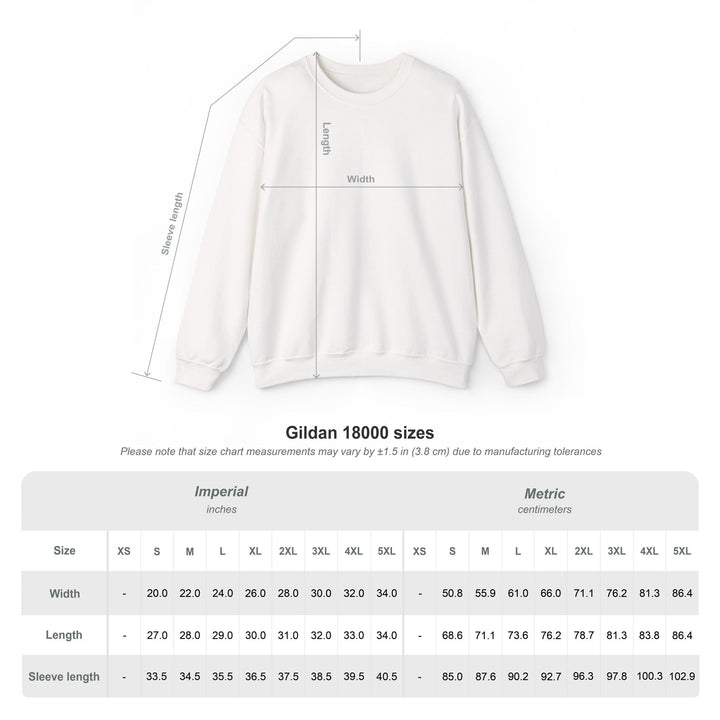 [Embroidered] Trust God Cross Design - Unisex Crew-Neck Sweatshirt   Sweatshirt Joy & Country