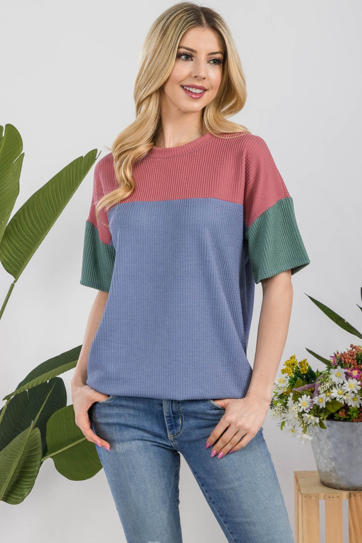 Cool Fashion Ribbed Top