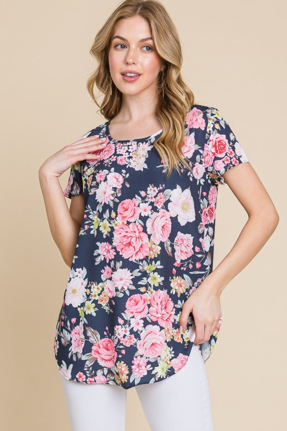 Polished & Casual Floral Top