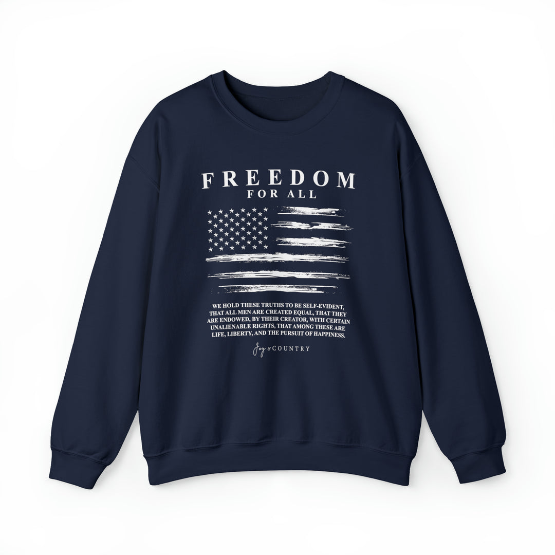Freedom for All - Unisex Crew-Neck Sweatshirt