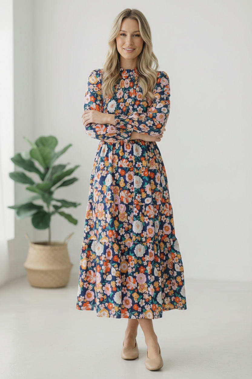 The Perfect Bouquet Tiered Dress    Joy & Country