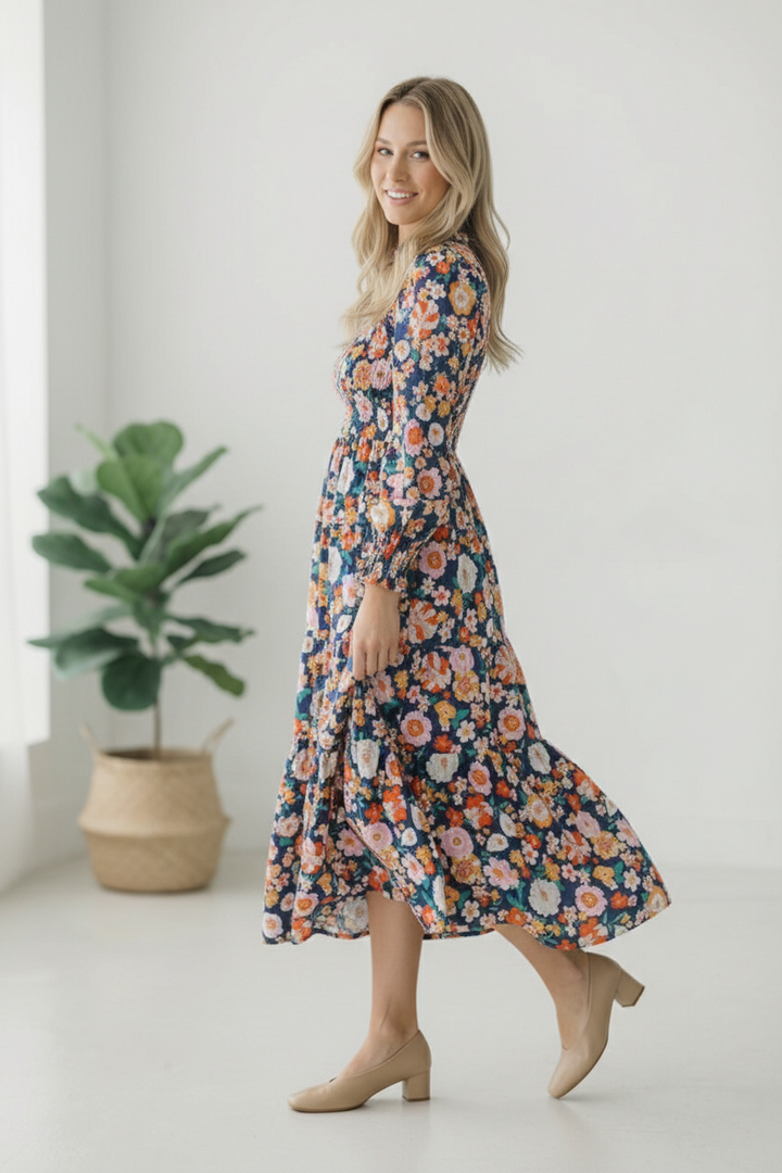 The Perfect Bouquet Tiered Dress    Joy & Country