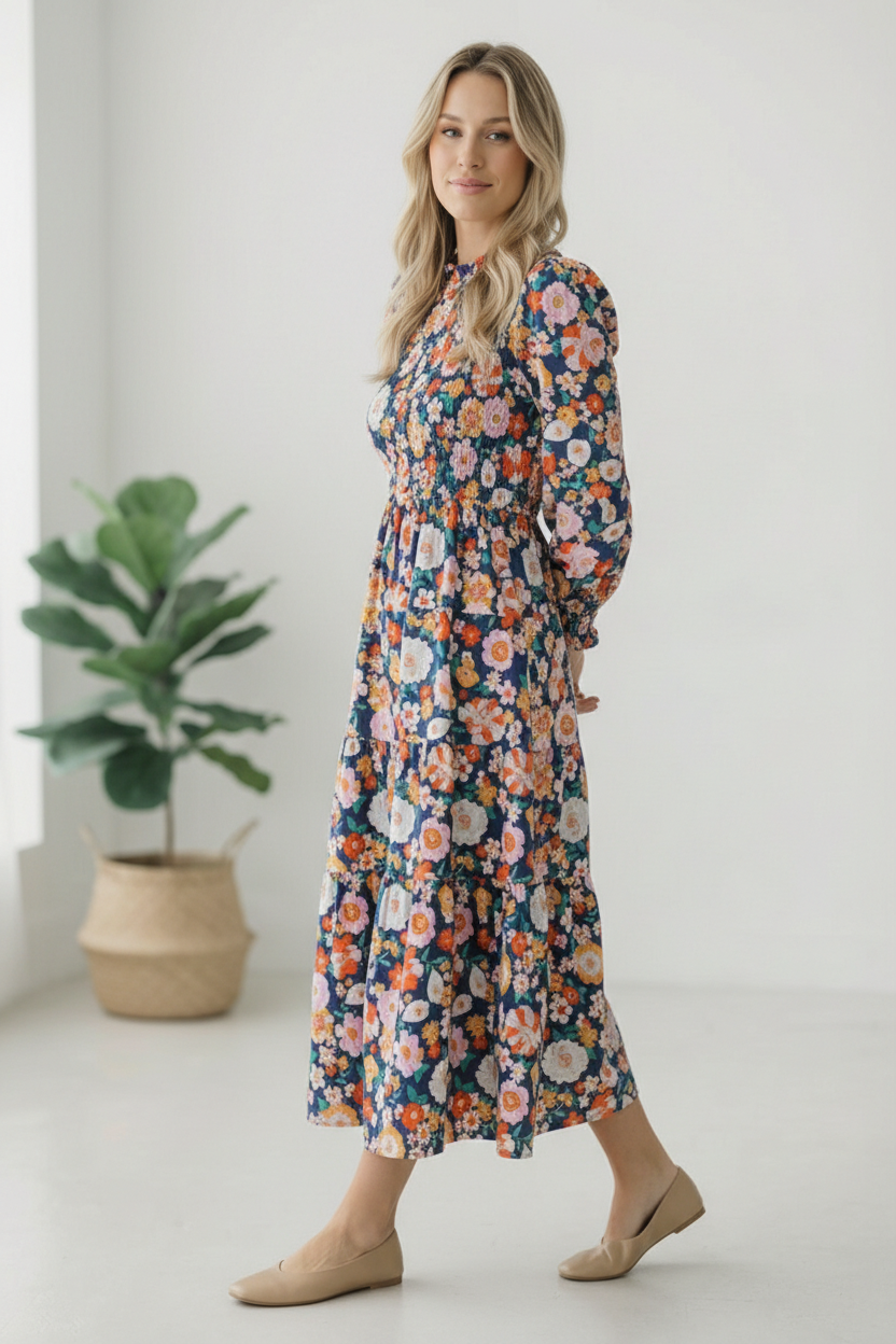 The Perfect Bouquet Tiered Dress    Joy & Country