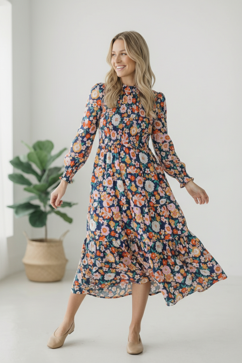 The Perfect Bouquet Tiered Dress    Joy & Country