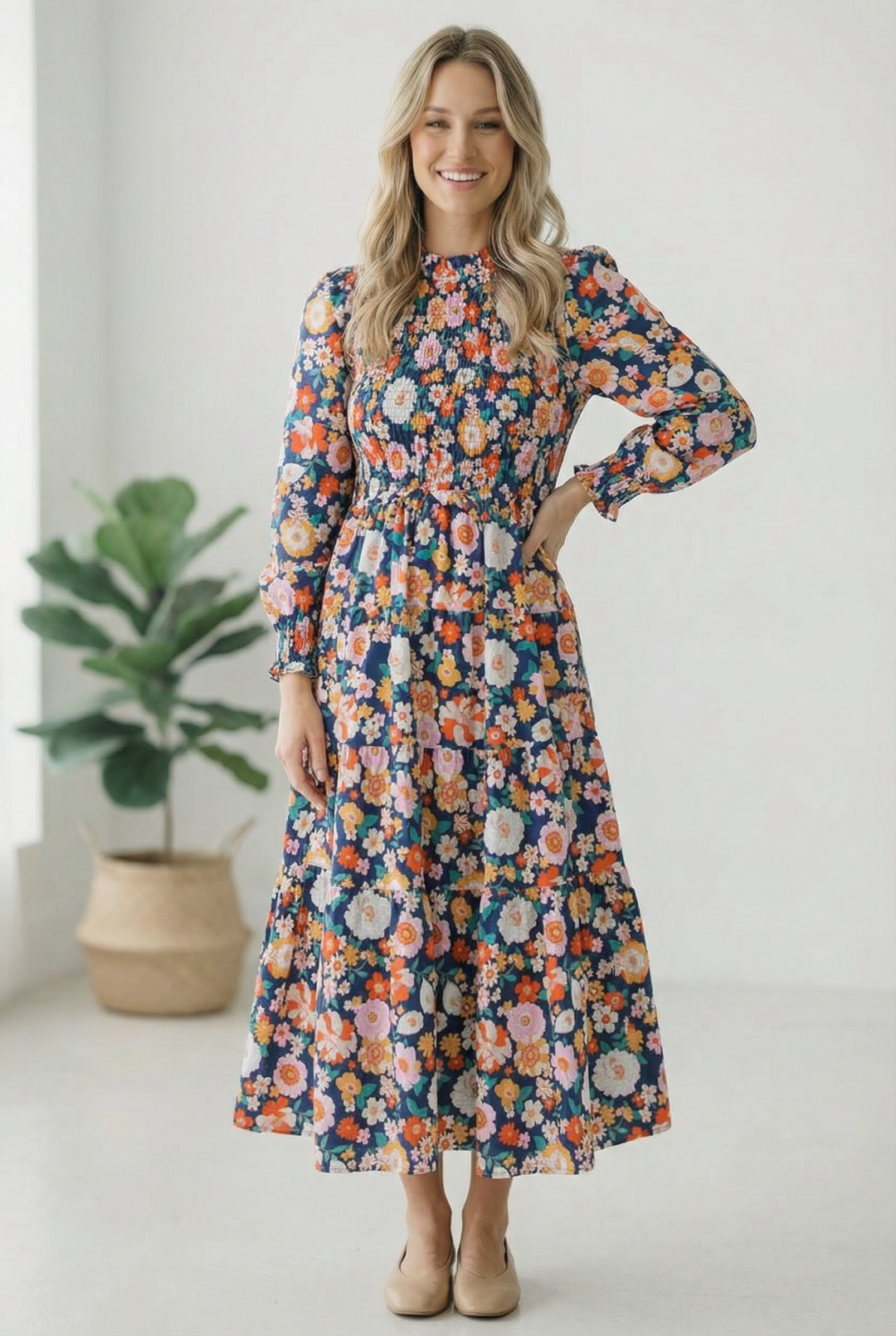 The Perfect Bouquet Tiered Dress    Joy & Country