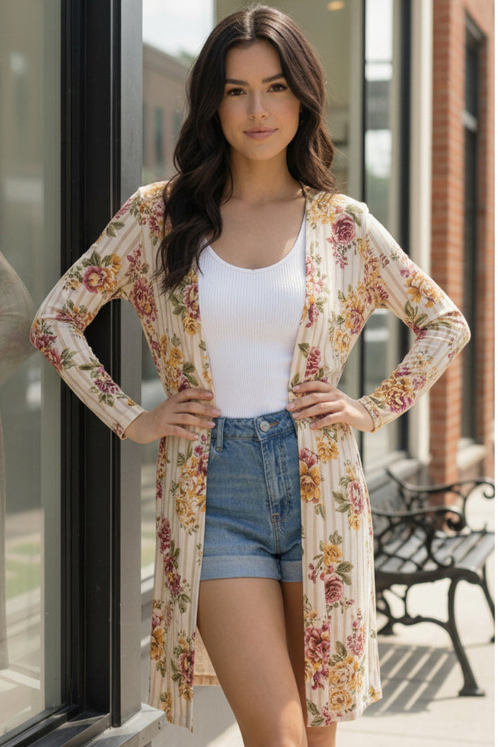 Wildflower Whispers Long Cardigan    Joy & Country