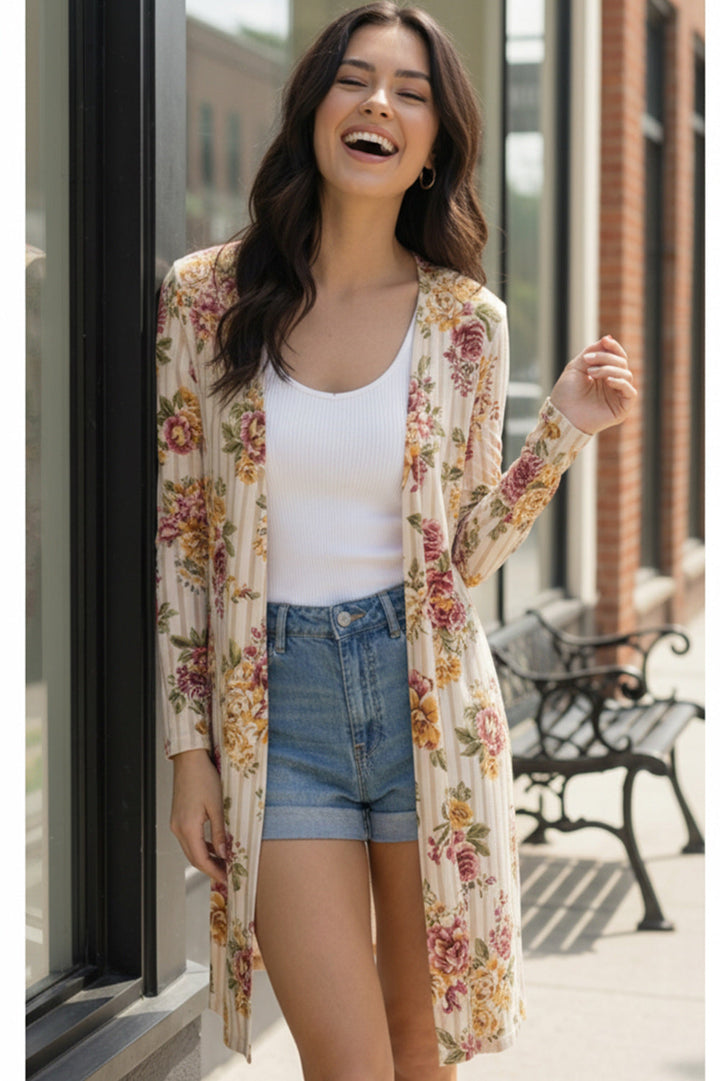 Wildflower Whispers Long Cardigan    Joy & Country