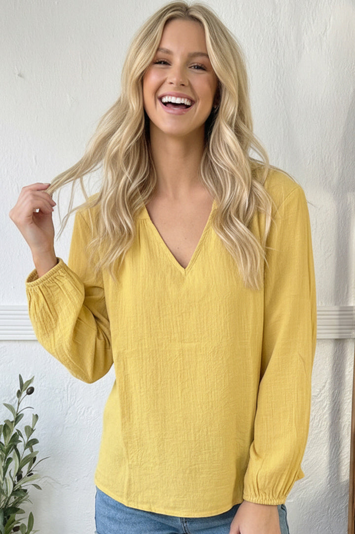 Easy Breezy V-Neck Blouse