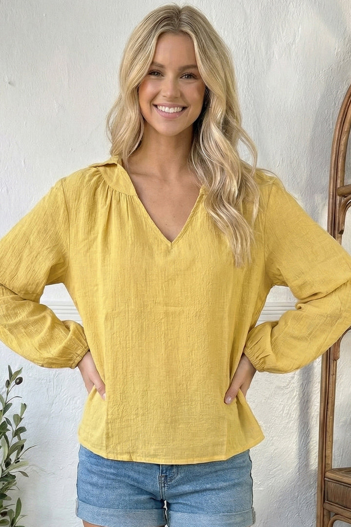 Easy Breezy V-Neck Blouse