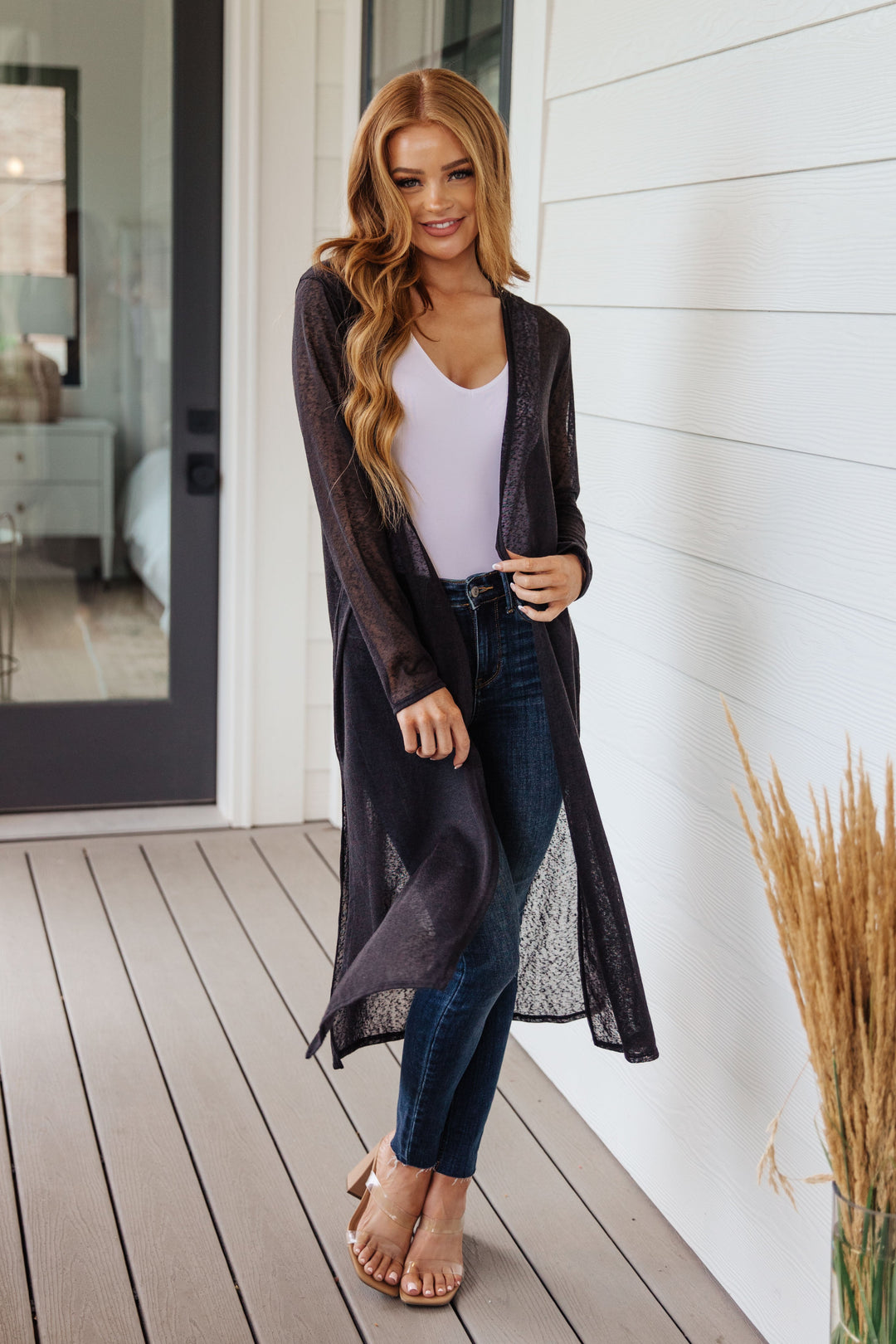 Delicate Veil Sheer Cardigan