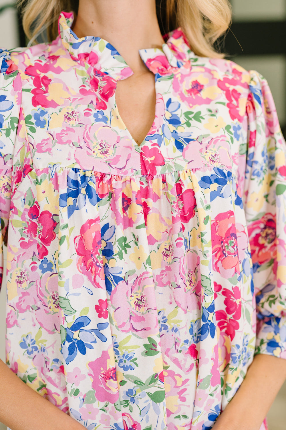 Barely Catch My Breath Notch Neck Dress   Womens Joy & Country