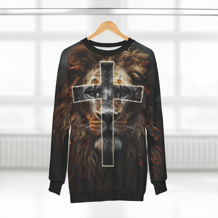 The Lion of Judah Shall Break Every Chain - Premium Unisex Crew-Neck Sweatshirt - JC Exclusive   Sweatshirt Joy & Country