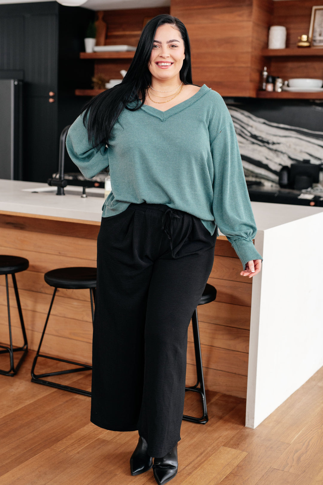 Doesn't Compare V-Neck Top   Tops Joy & Country