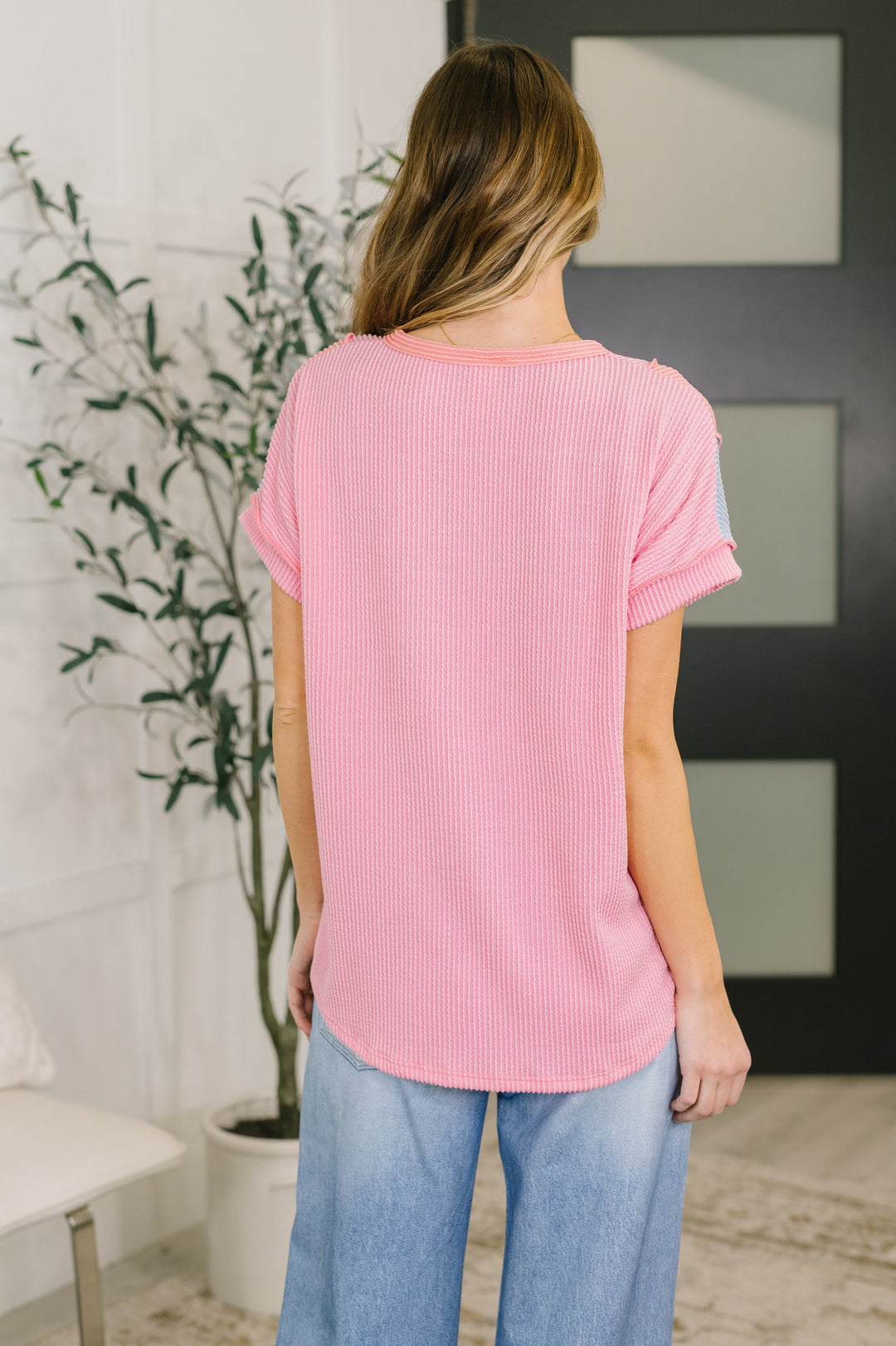 Don't Stop Til' You Get Enough Color Block Top   Womens Joy & Country