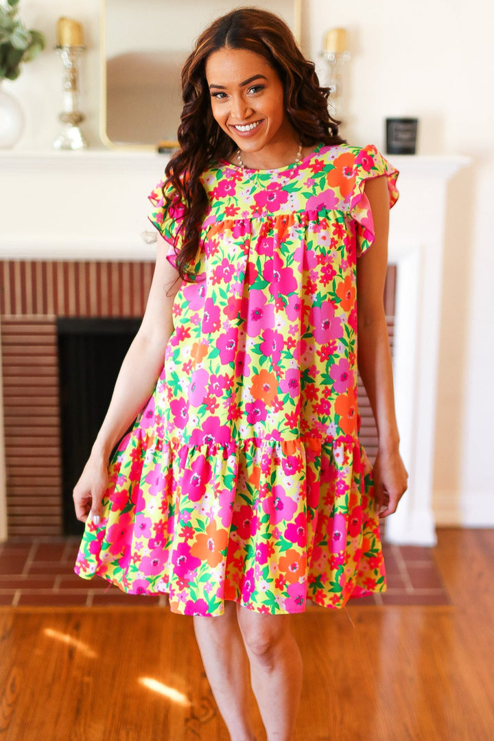 Summer Lovin' Floral Tiered Dress - Joy & Country