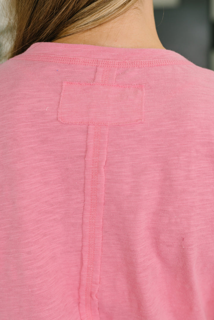 Effortless Edit Boxy Tee in Candy Pink   Womens Joy & Country