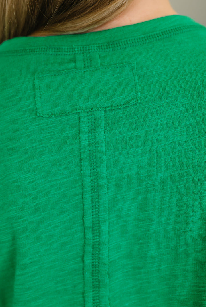 Effortless Edit Boxy Tee in Kelly Green   Womens Joy & Country