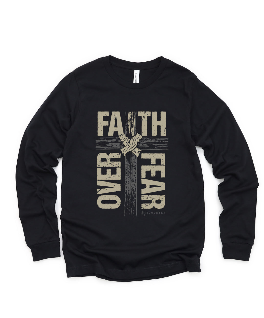 Faith Over Fear - Unisex Jersey Long Sleeve Tee