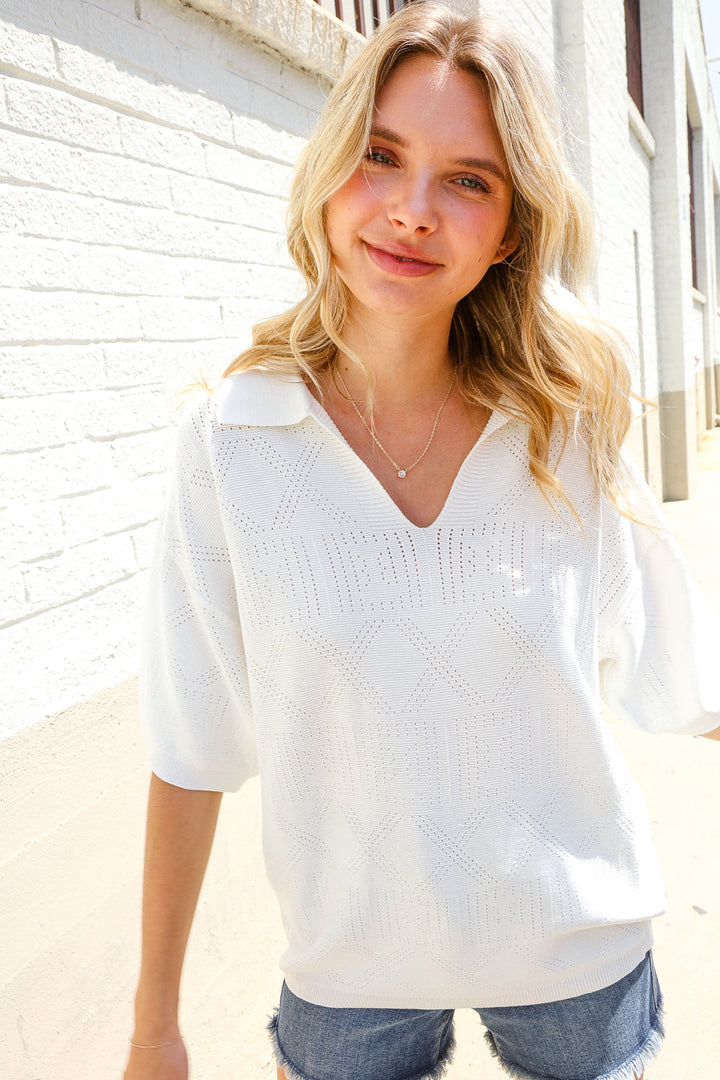 Delicate Details Top - Joy & Country