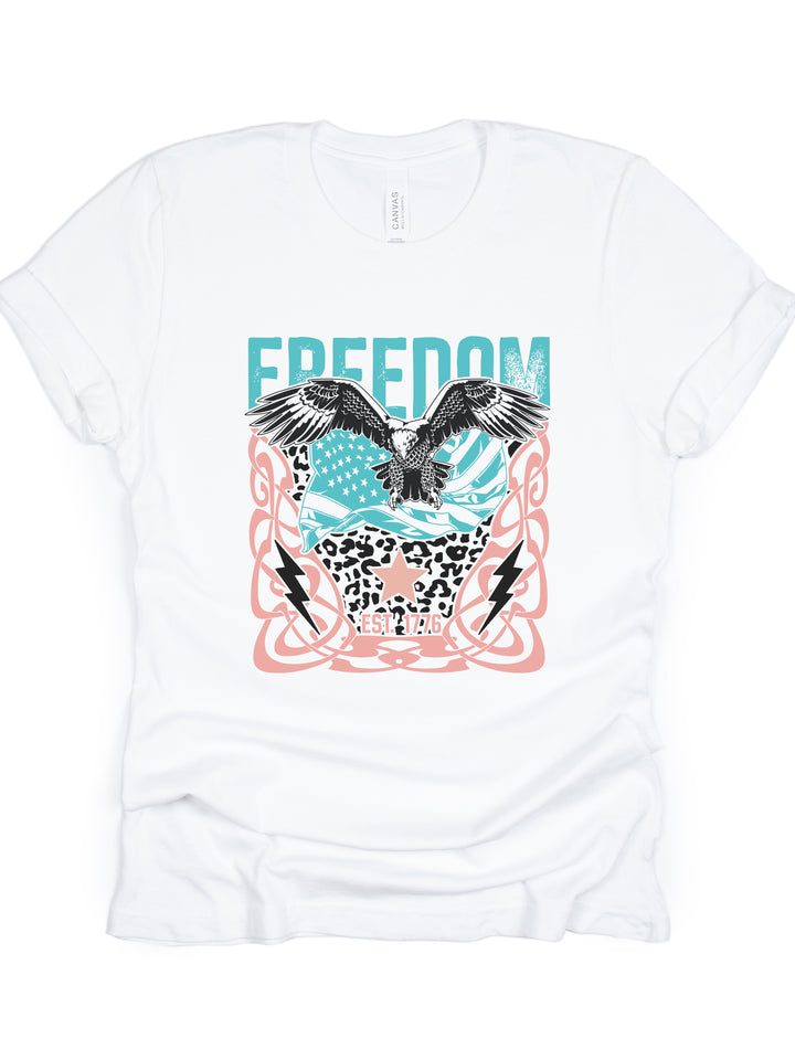 Freedom - Est. 1776 - Unisex Crew-Neck Tee