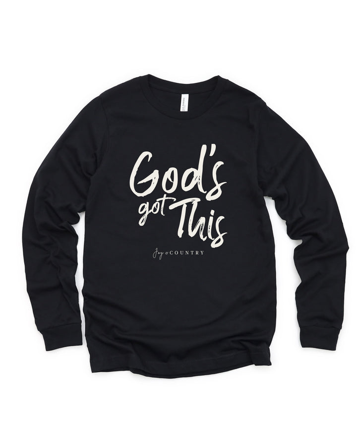 God's Got This - Unisex Jersey Long Sleeve Tee   Long-sleeve Joy & Country