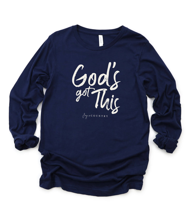 God's Got This - Unisex Jersey Long Sleeve Tee   Long-sleeve Joy & Country