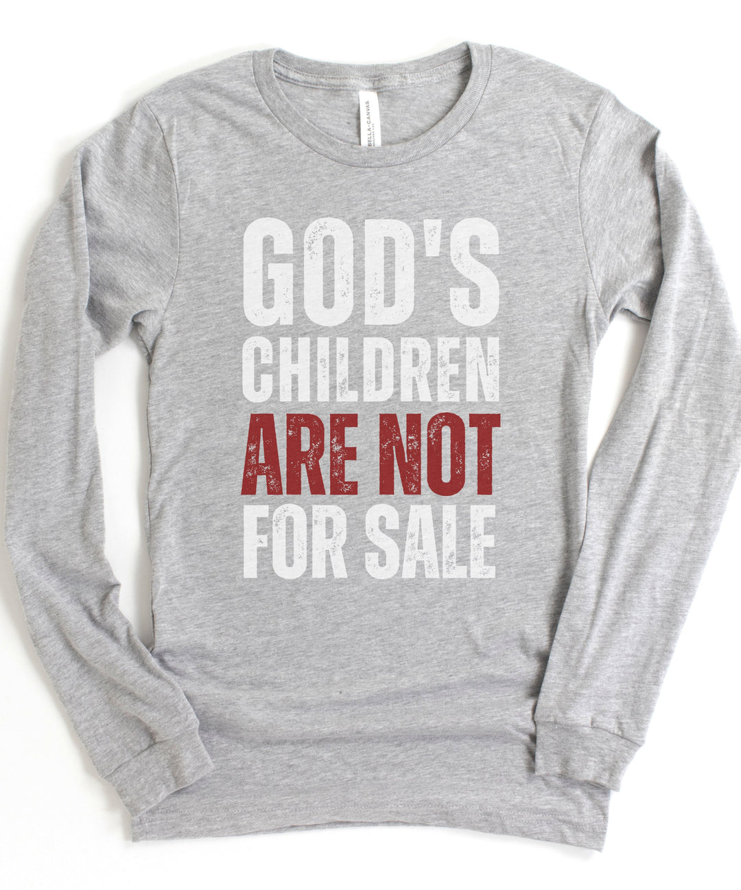 God's Children Are Not For Sale - Unisex Long-Sleeve Tee   Long-sleeve Joy & Country