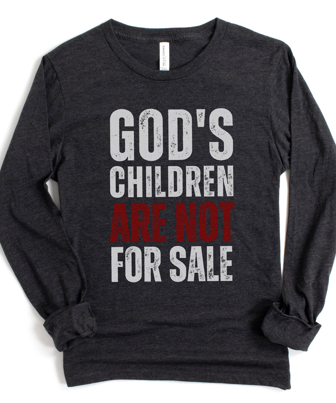 God's Children Are Not For Sale - Unisex Long-Sleeve Tee   Long-sleeve Joy & Country
