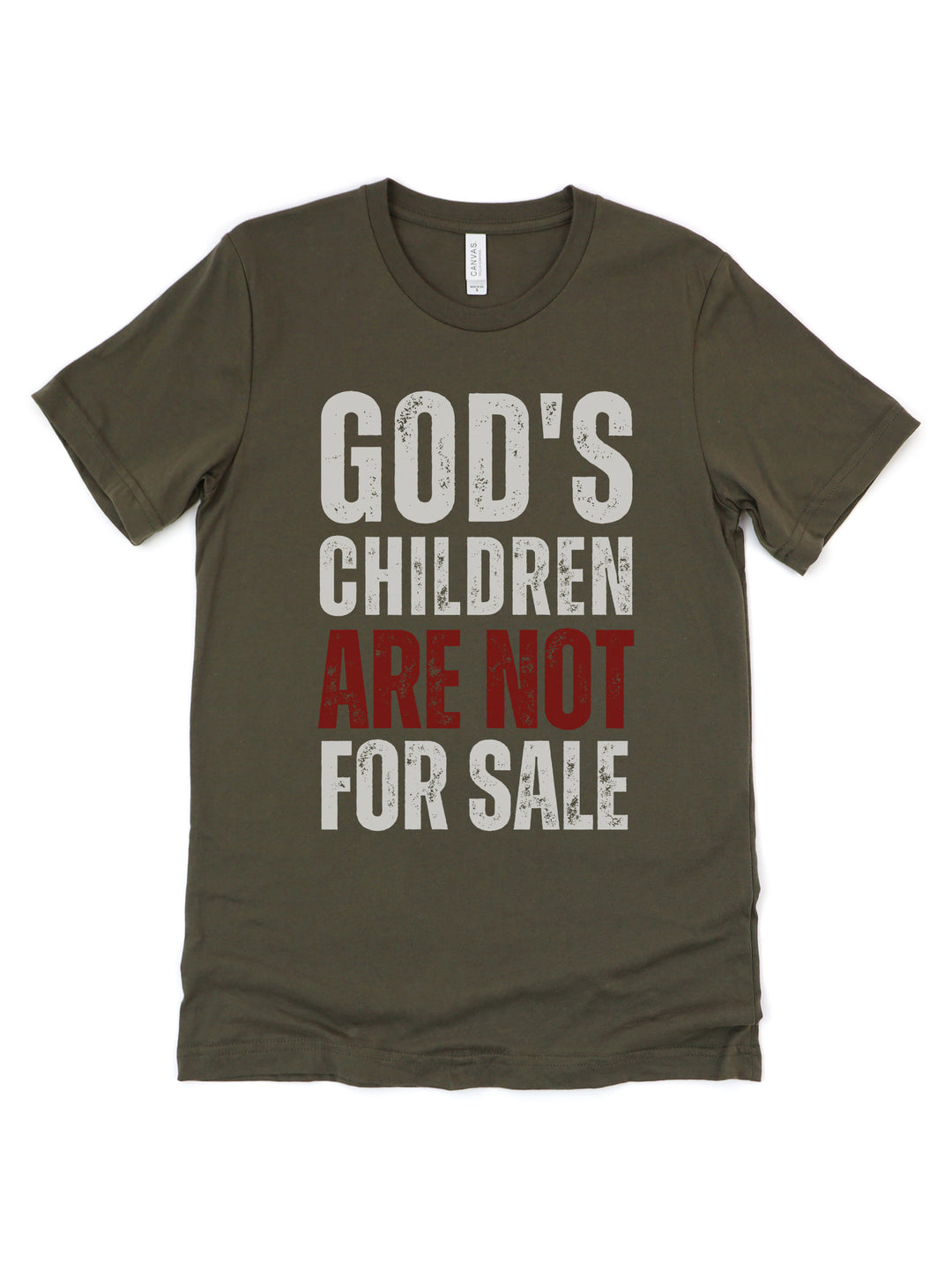 God's Children Are NOT For Sale - Unisex Crew-Neck Tee