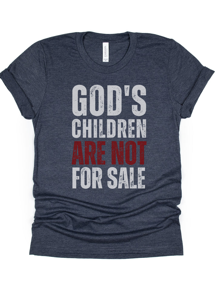 God's Children Are NOT For Sale - Unisex Crew-Neck Tee