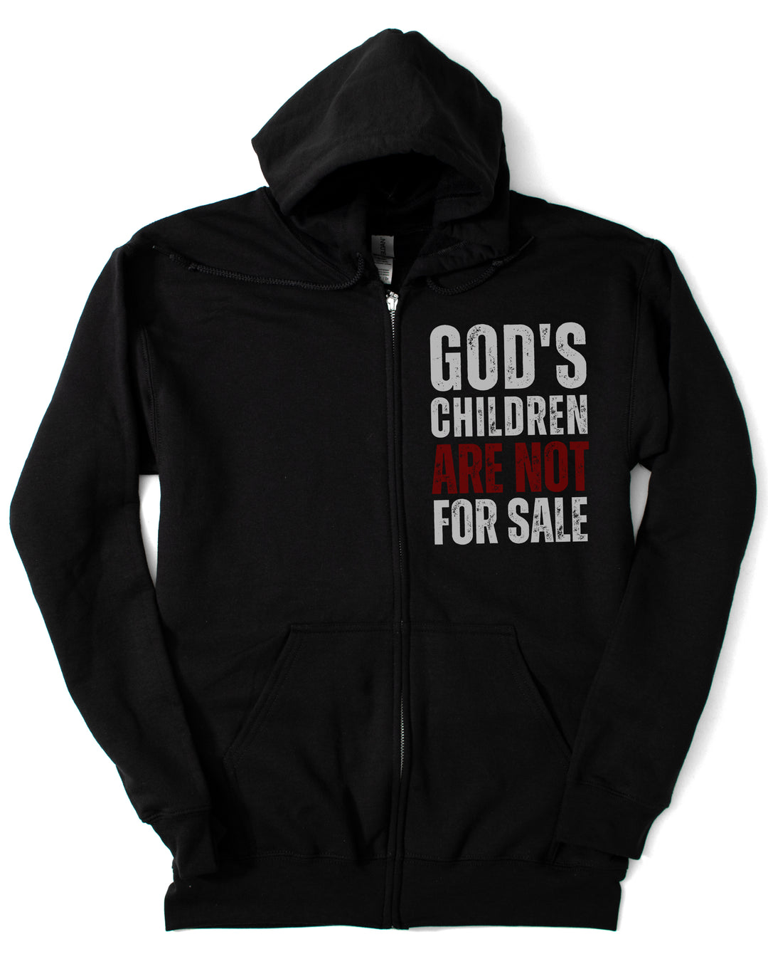 God's Children Are NOT For Sale - Unisex Zip-Up Hoodie Sweatshirt