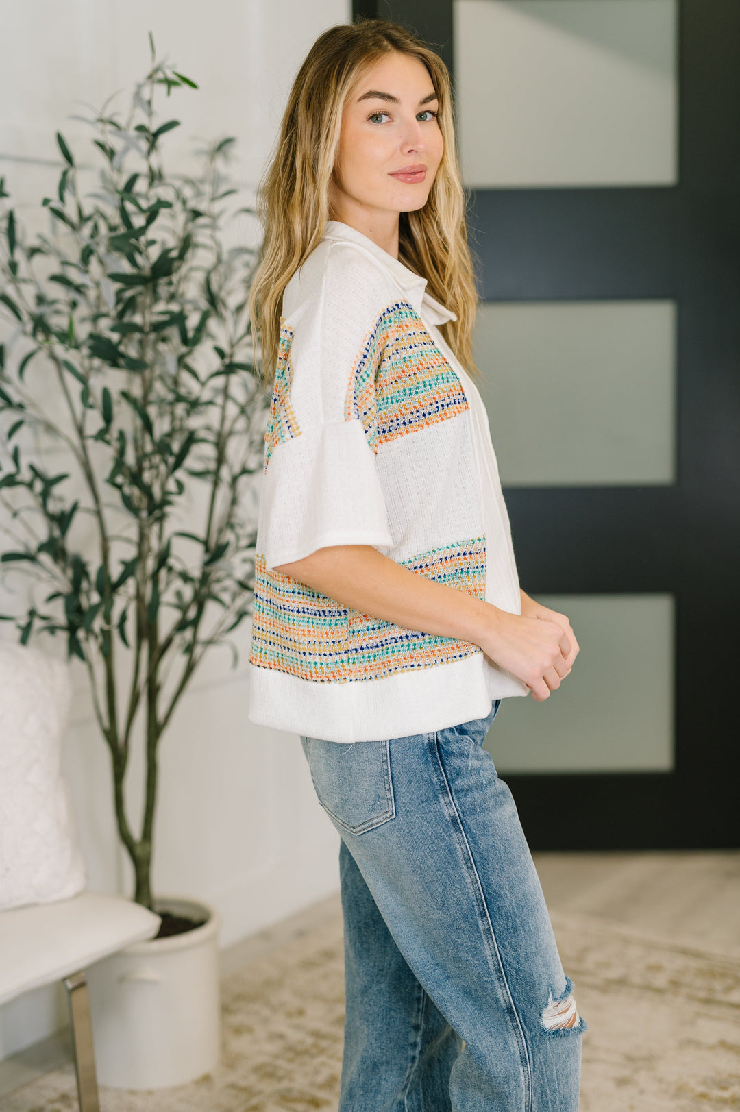 Good For Me Collared Knit Top   Womens Joy & Country