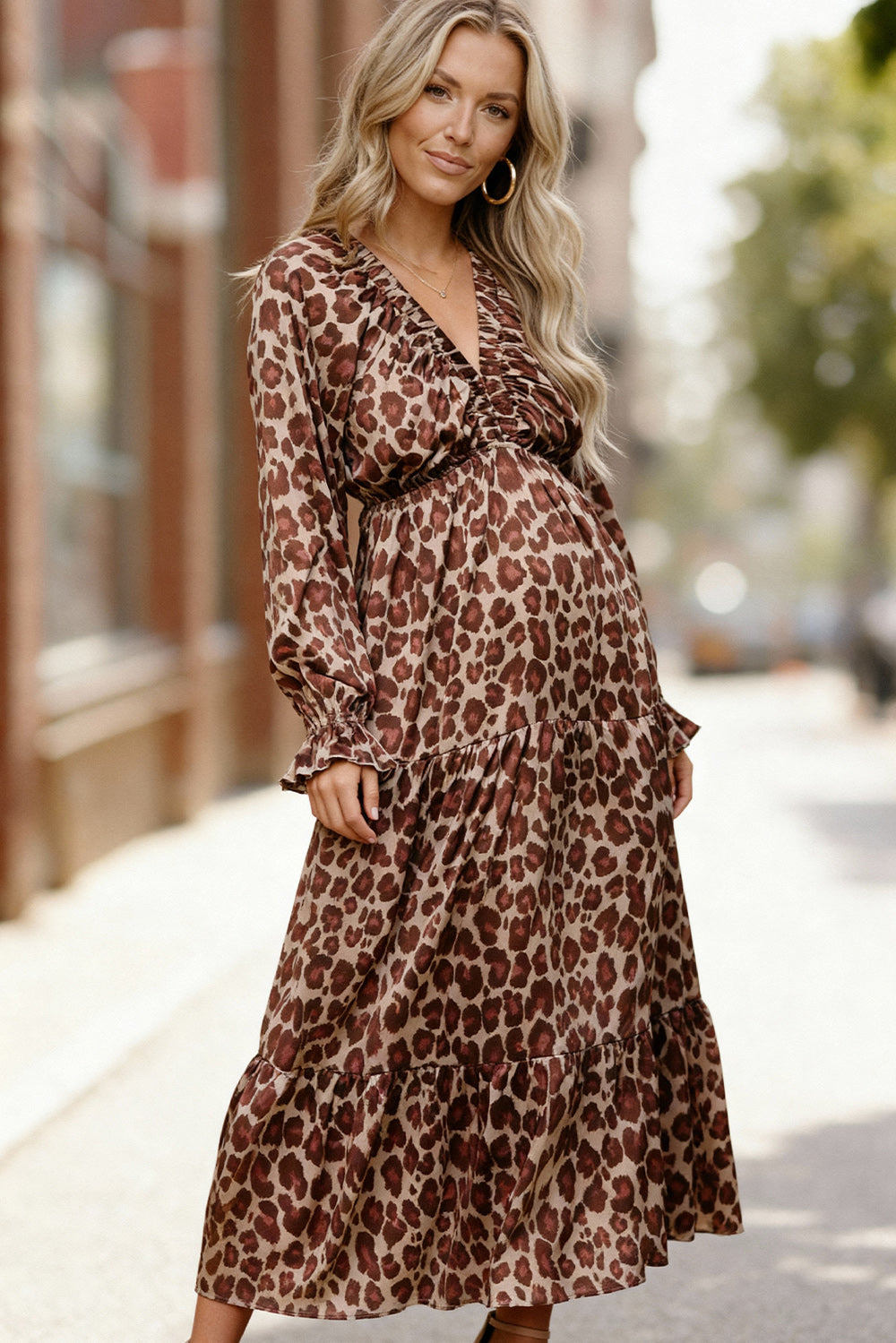 Wild Grace Leopard Maxi Dress    Joy & Country