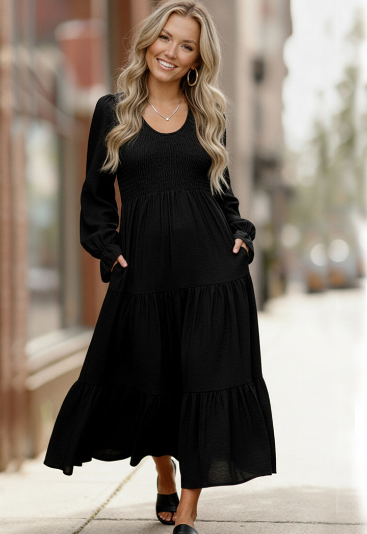 Black Magic Maxi Dress    Joy & Country