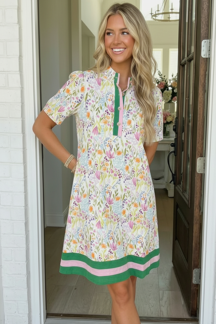 Spring Ready Floral Shift Dress    Joy & Country