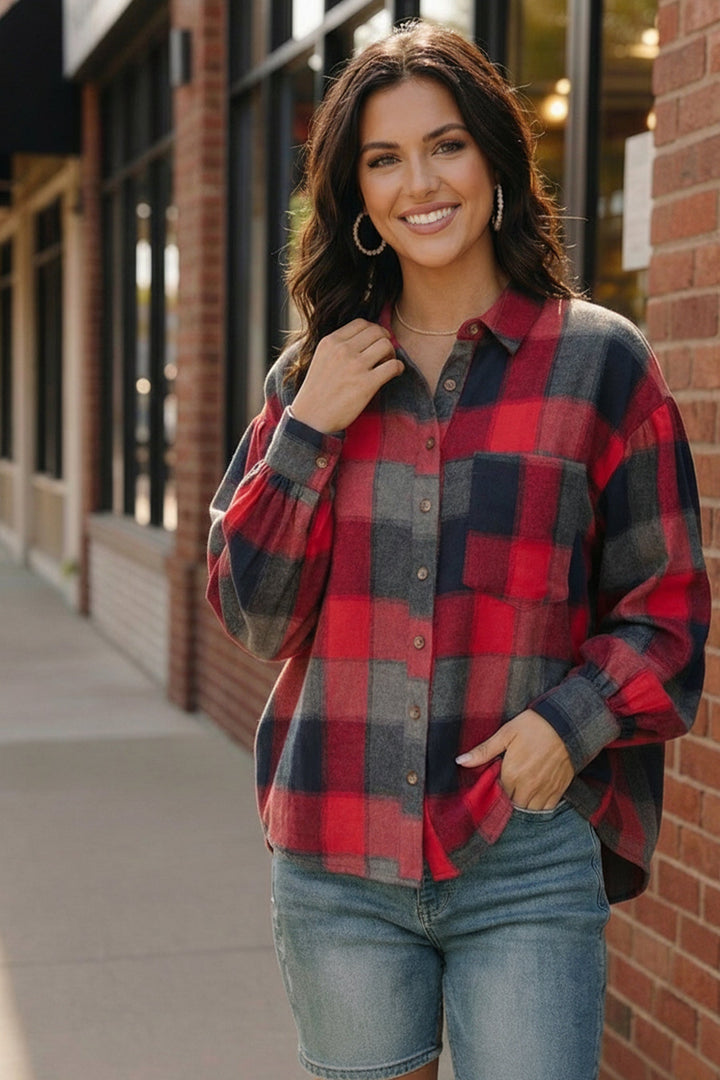 Lumberjack Love Flannel Button Down    Joy & Country