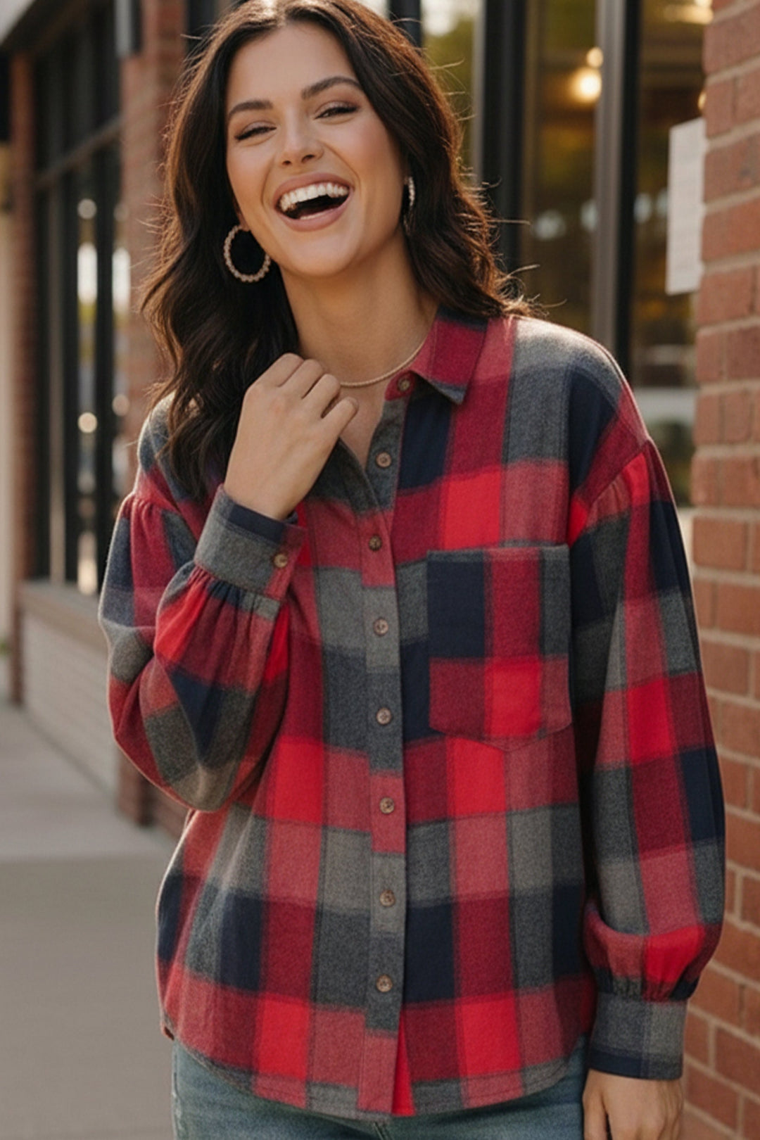 Lumberjack Love Flannel Button Down    Joy & Country