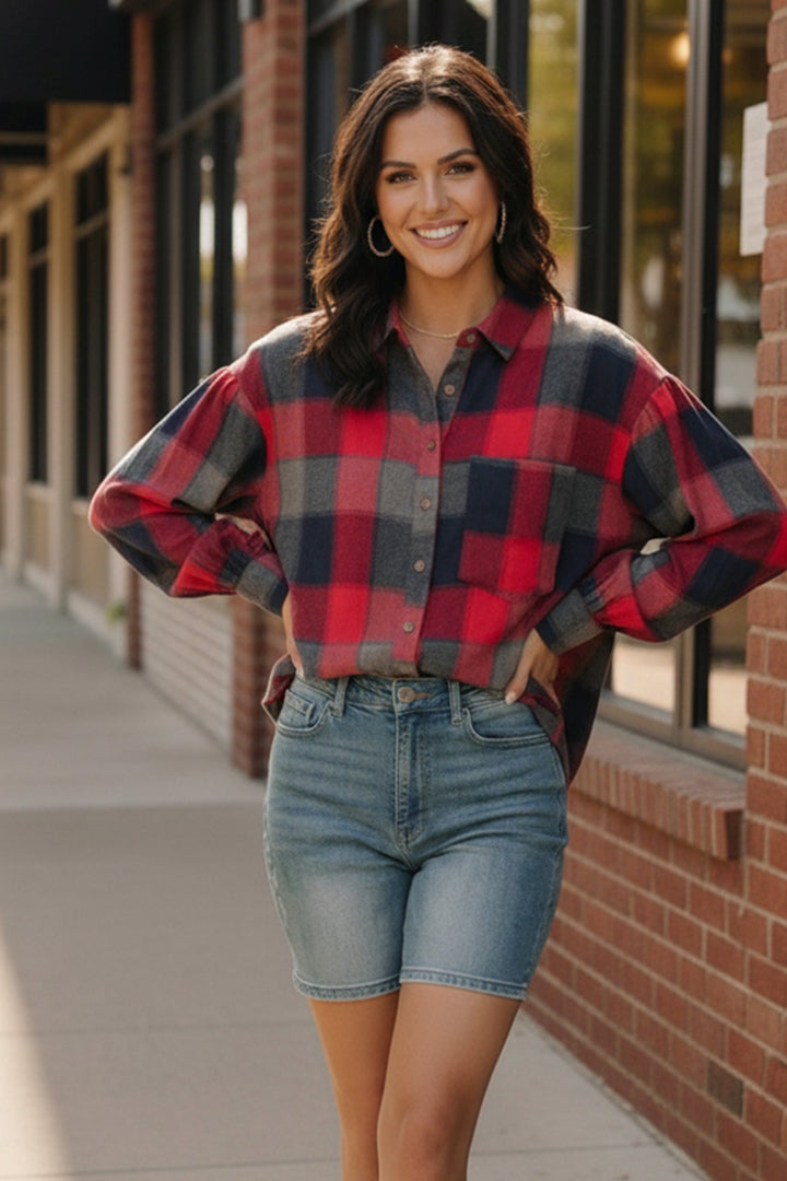Lumberjack Love Flannel Button Down    Joy & Country