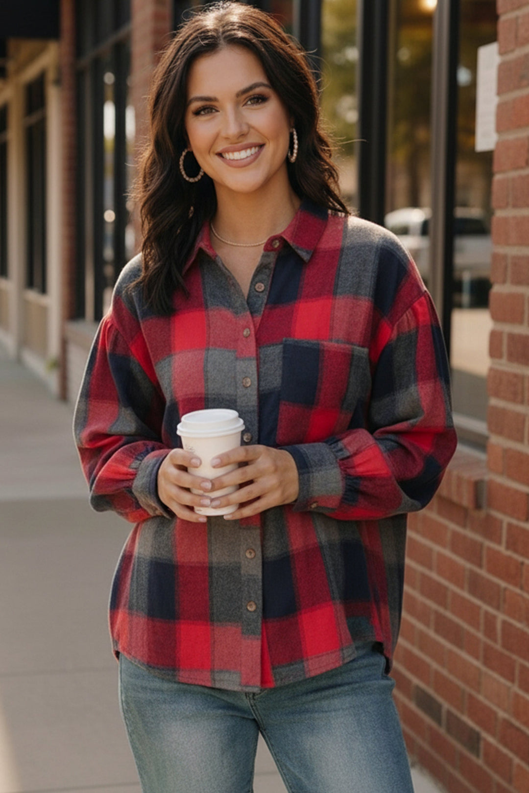 Lumberjack Love Flannel Button Down    Joy & Country
