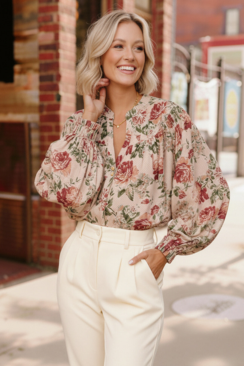 Petals & Poetry Blouse    Joy & Country