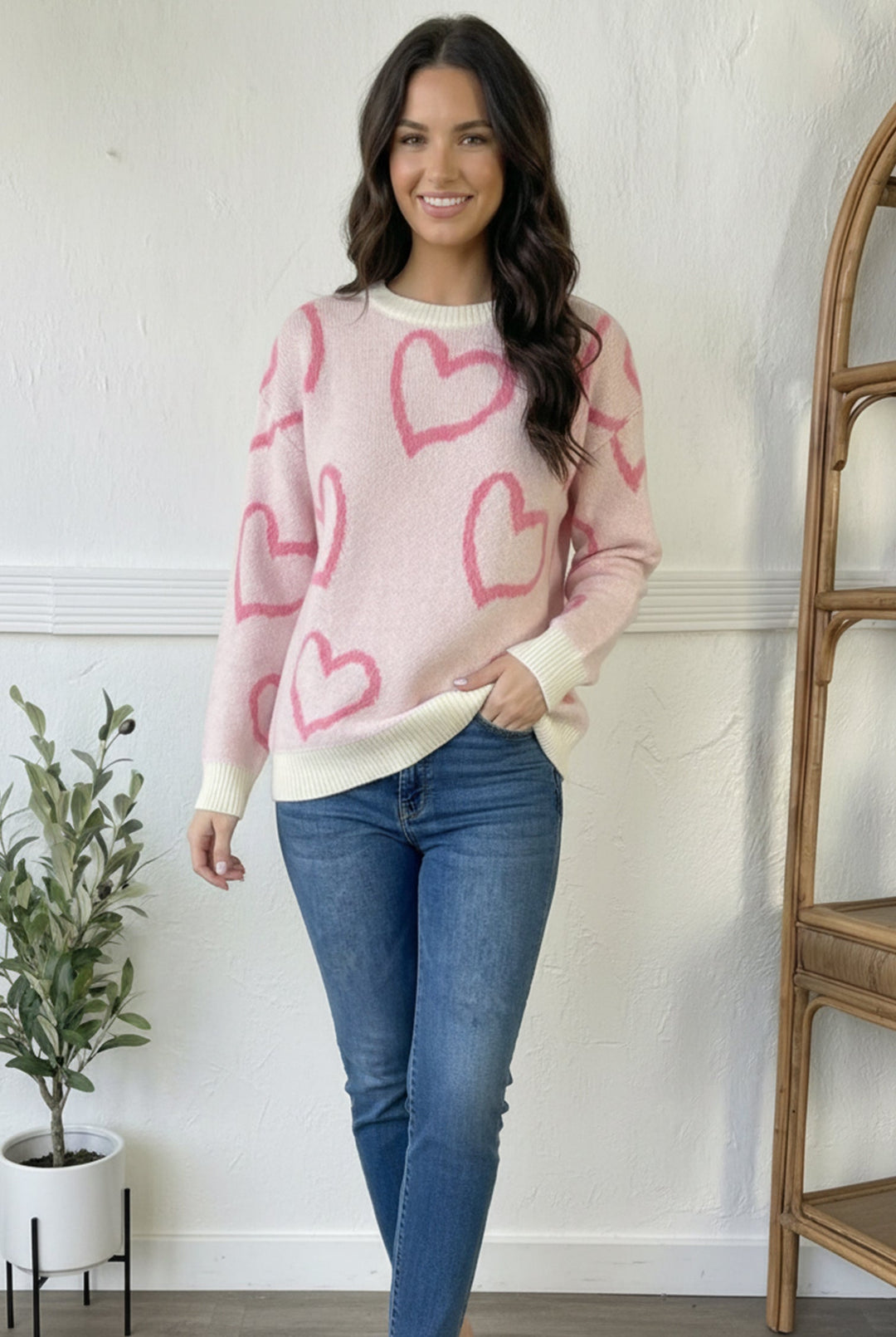Love Abounds Jacquard Sweater