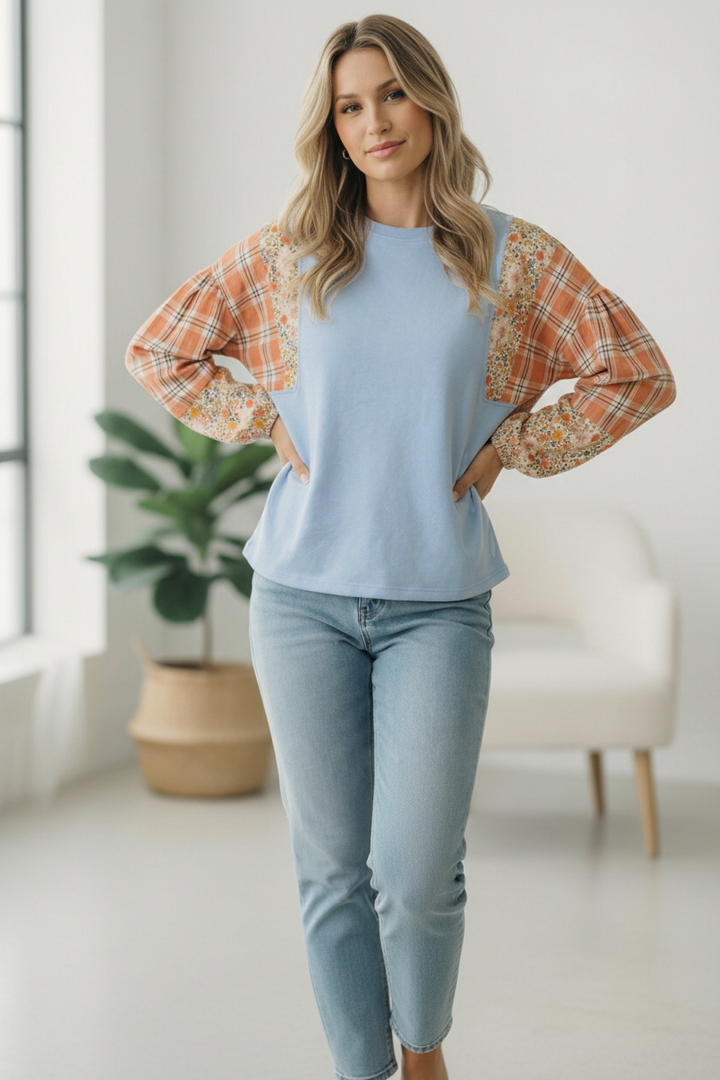 Wild & Free Floral Weekend Top