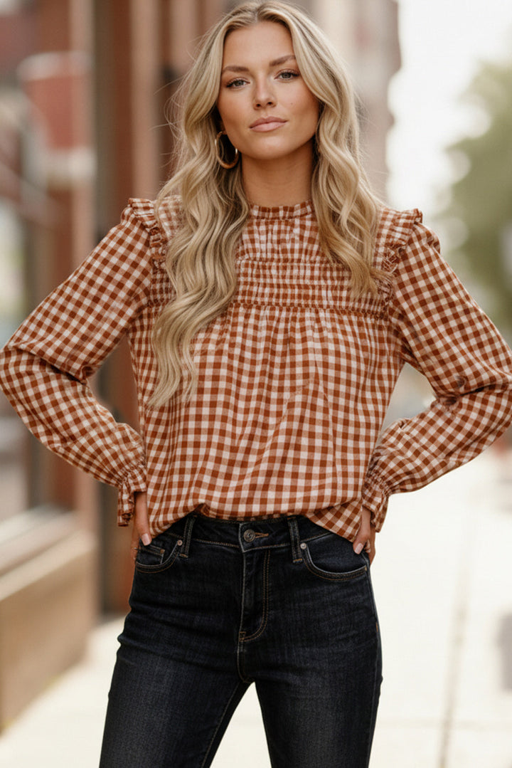 Checkmate Charm Blouse    Joy & Country