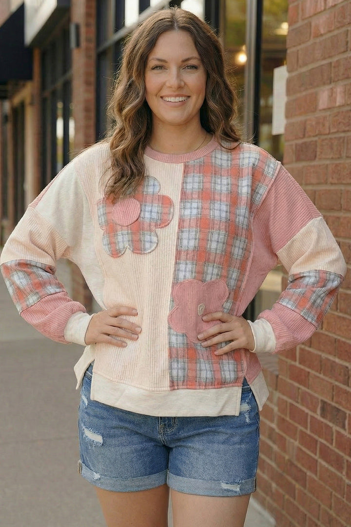 Pretty Prairie Patch Dusty Rose Pullover    Joy & Country