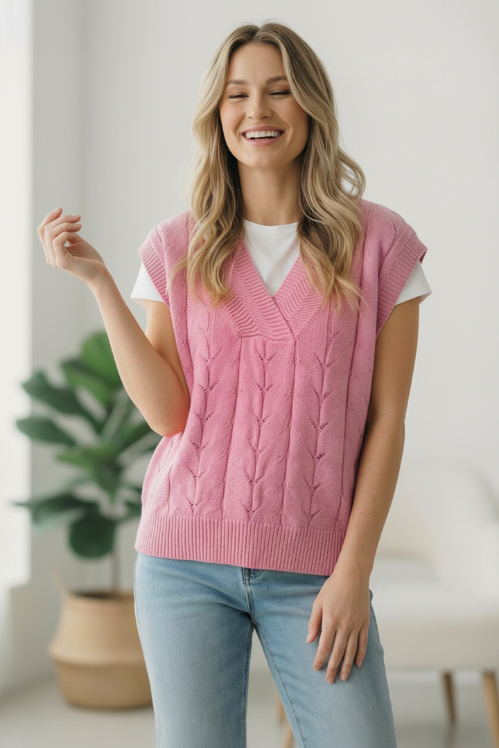 Bubblegum Boutique Knit Vest    Joy & Country