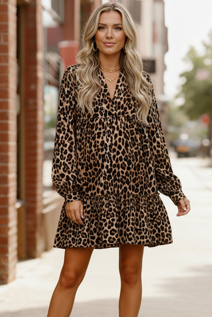 Untamed Beauty Leopard Dress    Joy & Country