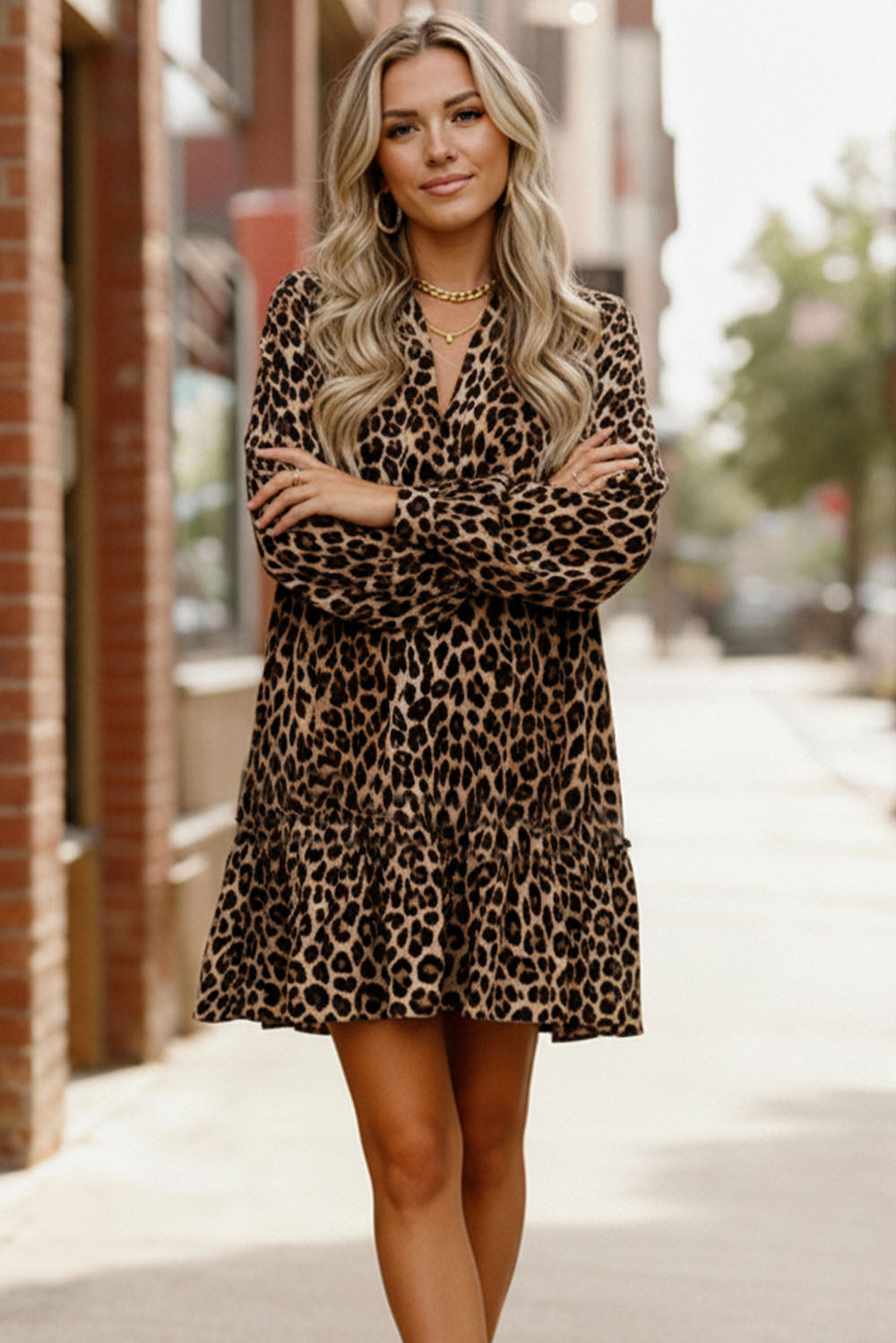 Untamed Beauty Leopard Dress    Joy & Country