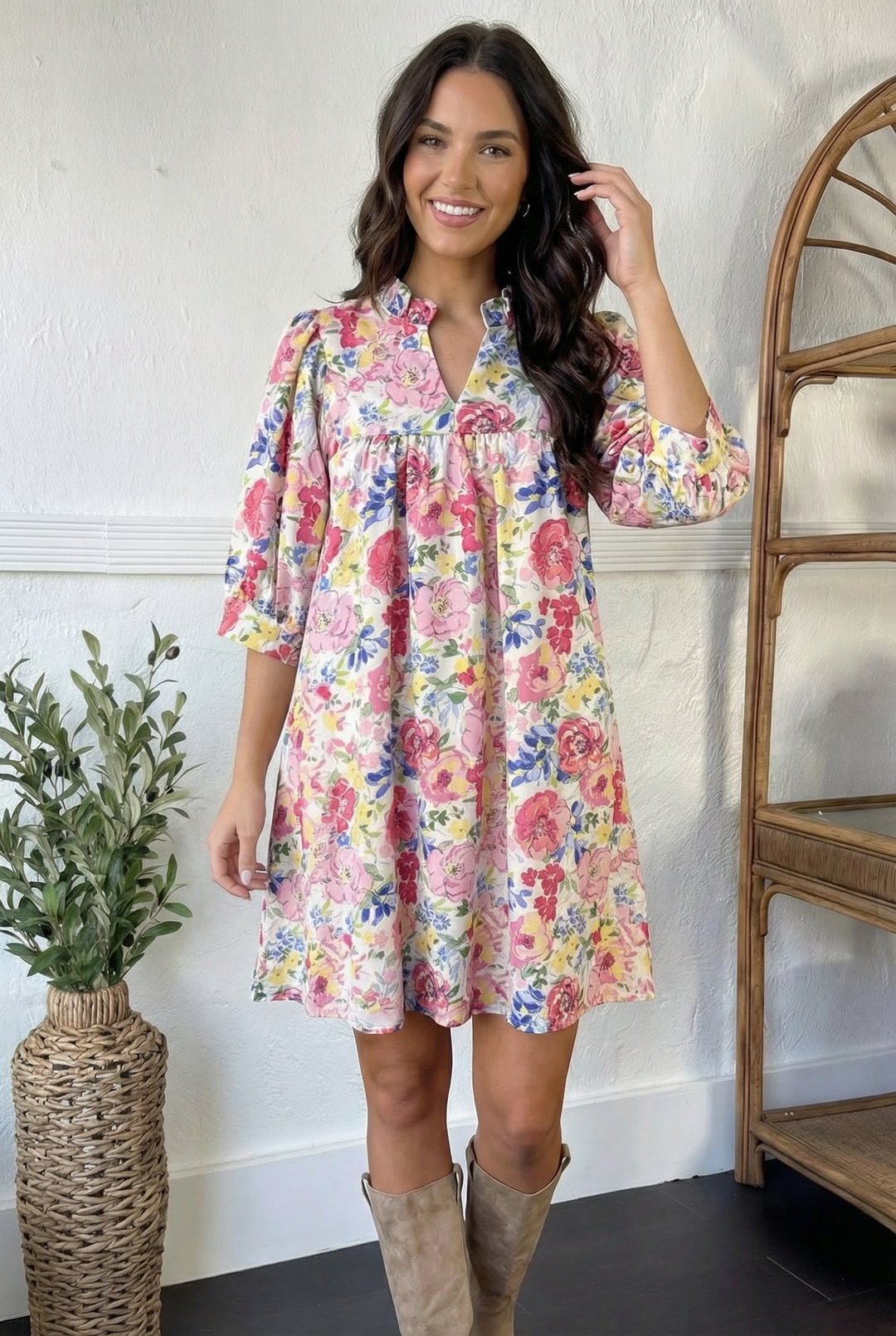 Happy Vibes Shift Dress