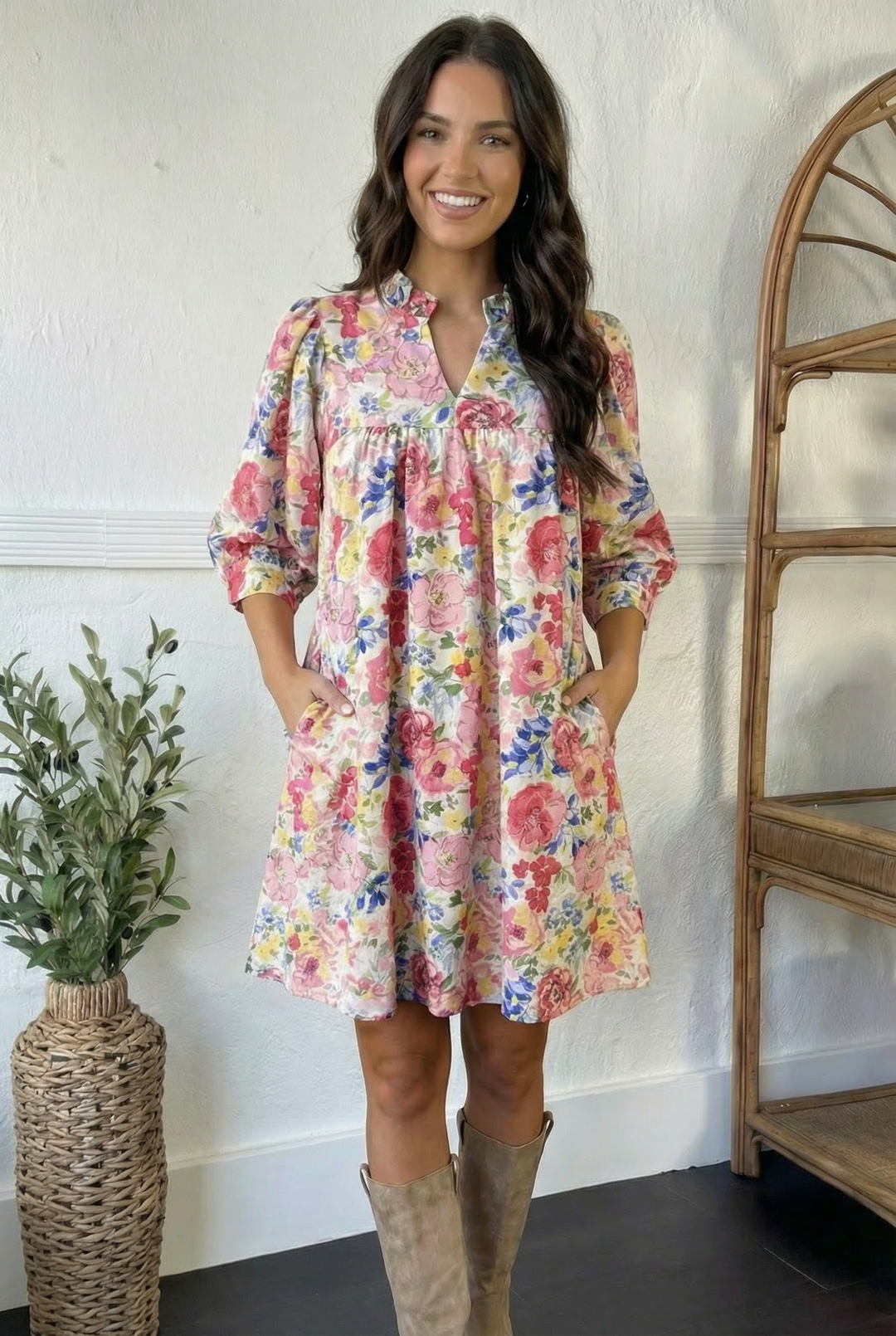 Happy Vibes Shift Dress